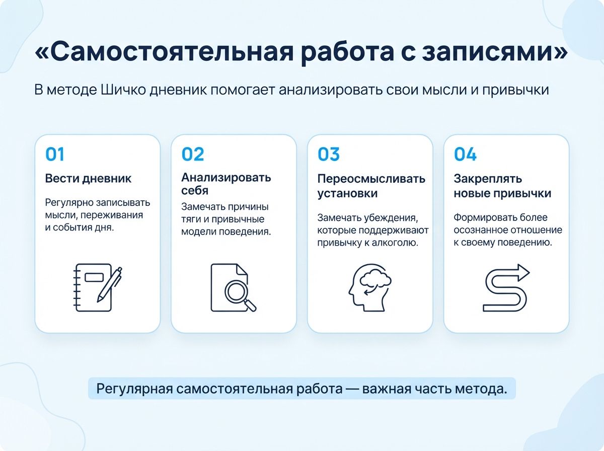 Метод Шичко от алкоголизма — избавление от зависимости инфографика